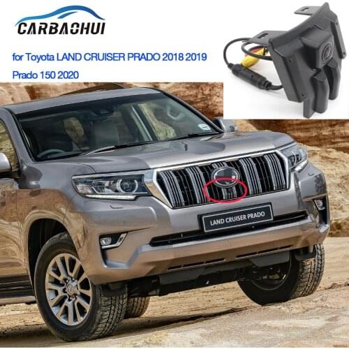Car Front View Camera for Toyota LAND CRUISER PRADO 2018 2019 Prado 150 2020 front grille camera Waterproof Night vision CCD HD