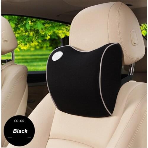 Car Pillow Space Memory Foam Fabric Neck Headrest Car Covers Vehicular Pillow Car Seat Cover Headrest Neck Pillow for car