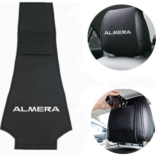 Car Styling For Nissan Almera G15 N16 Hot car headrest cover 1PCS