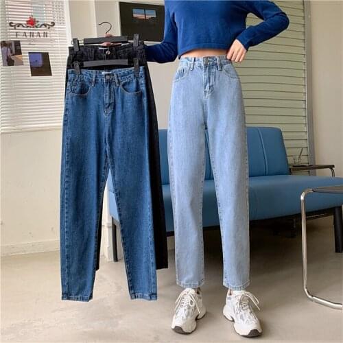 LINGAO Women's Loose Jeans