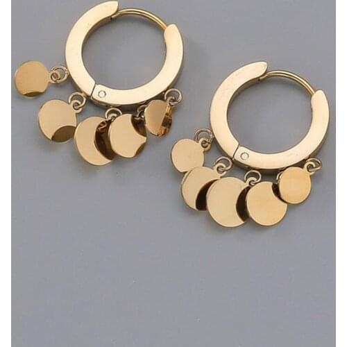 LiuJee Women's Gold Earrings