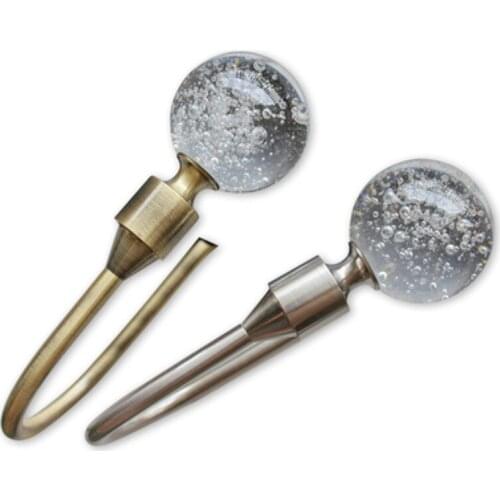 Metal U-shaped Curtain Hook American Wall Hook Curtain Buckle Nordic Minimalist Style Without Hanging Ball