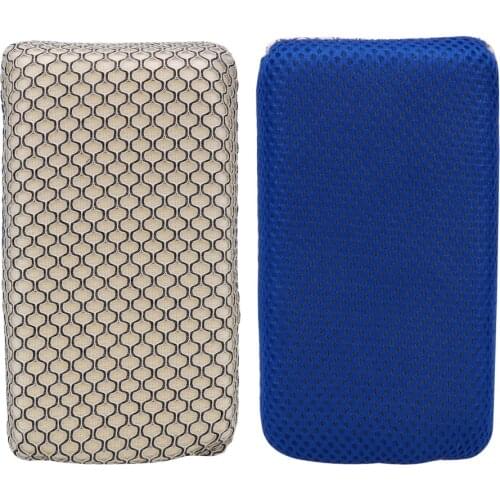 Microfiber Mesh Wash Clean Brush Car Detailing Care Auto Washing Cleaning Sponge Motorcycle Bike Washer Car Wash Sponge