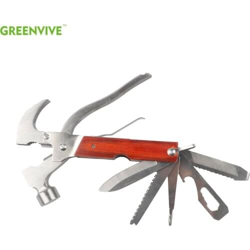 Multifunction Beekeeping Tool High Quality 16-in-1 Claw Hammer Styled Stainless Steel Multi-Function Toolkit Bee Hive