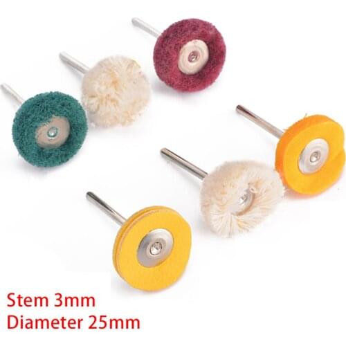 6pcs Polisher Buffer Wheel Polishing Buffing Pad Kit for Rotary Tools