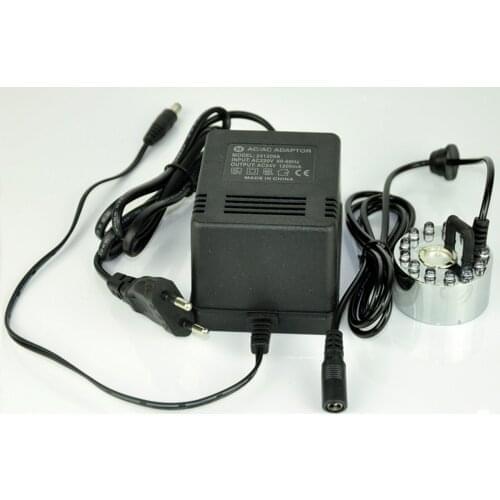 1 Head Air Nebulizer MINI Ultrasonic Humidifier Mist Maker 12 LED Colorful Lamp Fogger Water Fountain Pond Atomizer Diffuser