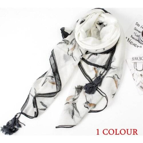 New design bird fringe muslim hijab women scarf/scarves wraps fashion foulard viscose animal bandana fast shipping 10pcs/lot