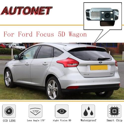 AUTONET Rear View Camera For Ford Focus 5D Estate Wagon ST wagon MK3 CCD/Night Vision/license plate Camera