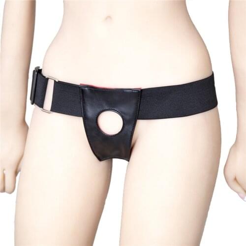 Sexy Leather Panties Chastity Belt BDSM Bondage Sex Toys Strap-on Harness For Dildo Fetish Toys Adult Sex Game for Woman Lesbian