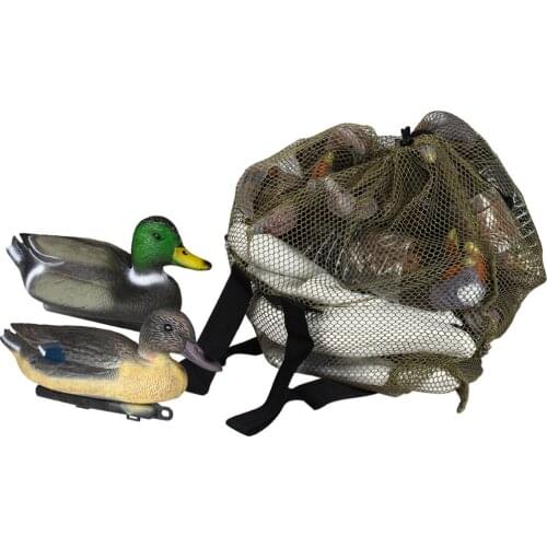 Decoy Mesh Bag Hunting Pouch for Fake Duck Turkey Waterfowl Marllard Carrying RW