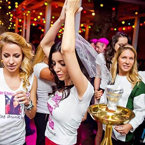 Wedding Bachelorette hen night Party bridal shower Bridesmaid bride to be sash veil Sexy Garter crown tiara decoration favor