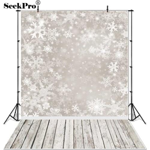 Thin Vinyl White Snow Christmas Sticks Photo backgrounds Christmas Holiday Photographic Backdrops Holiday Banner PhotoBooth