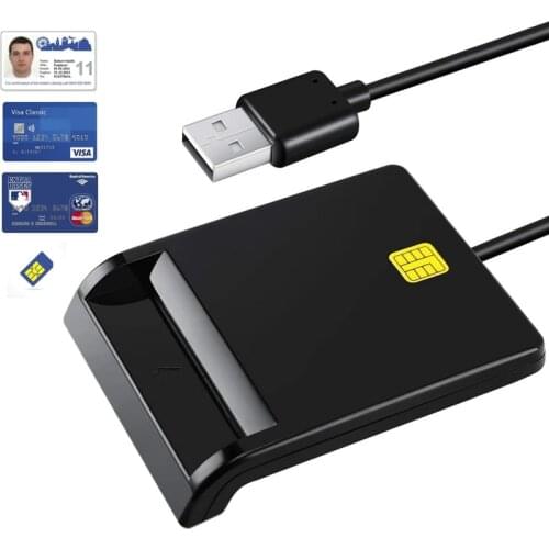 Smart Tax Return Bank Id Card Reader Sim Phone Card Id Cac Dnie Chip Smart Card Multi-Function Id Card Reader