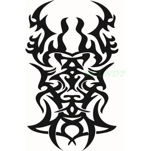 Waterproof Temporary Tattoo Sticker cool mens totem tatto stickers for men arm flash tatoo fake tattoo
