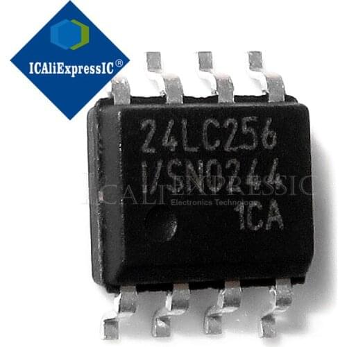 10PCS 24LC256-I/SN 24LC256I 24LC256 SOP SMD SOP-8 new original In Stock