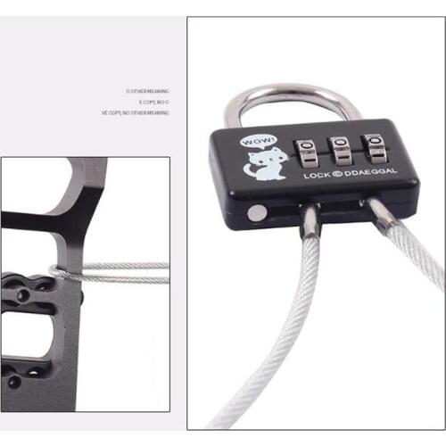 Archery Bow Lock Safety Password Protection Hunting Aluminum Bow Lock Compound Recurve Bow Accessories