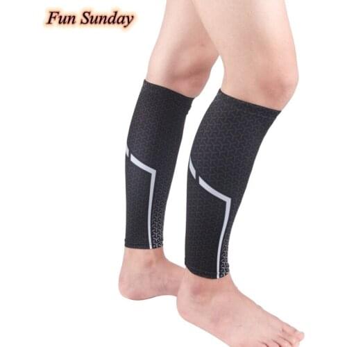1pcs Lower Leg Sleeve Cover Anti-slip Compression Knitted Protector Outdoor Running Basketball Leg Support