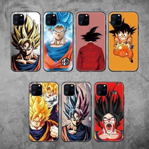 Dragon Ball Case for IPhone 7 / 8 / 8 Plus / X / XS / XR / XS Max / 11 / 11 Pro / 12 Pro /Silica Gel Anti-fall Silicone Case