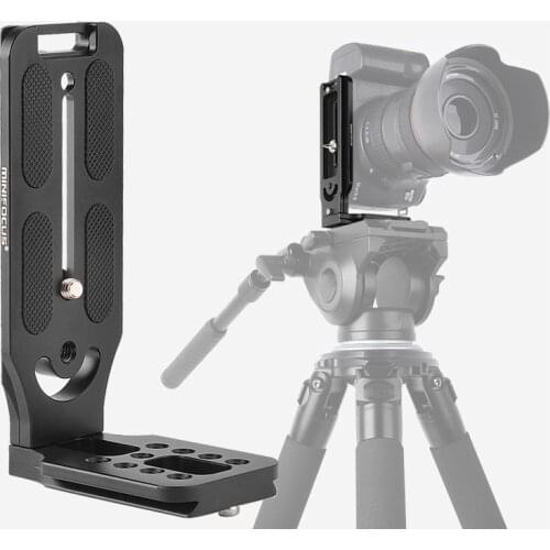 DSLR Camera L Bracket Vertical Horizontal Switching Tripod Head Quick Release Plate Arca Swiss for DJI ZHIYUN Gimbal Stabilizer