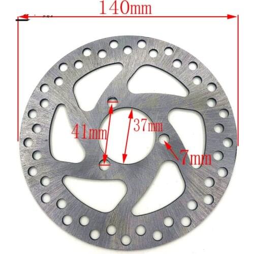 Gas Electric Scooter Brake Disc 140mm/37mm For 47cc 49cc 2 Stroke Pocket Bike Mini Dirt Bike ATV Quad Mini Motorcycle