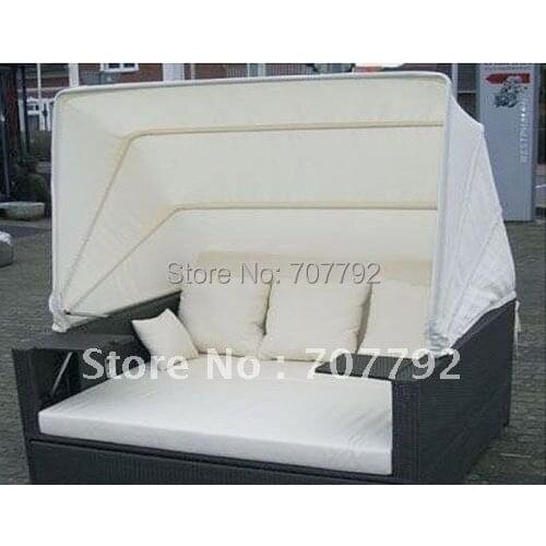 Urban new style rattan sun bed