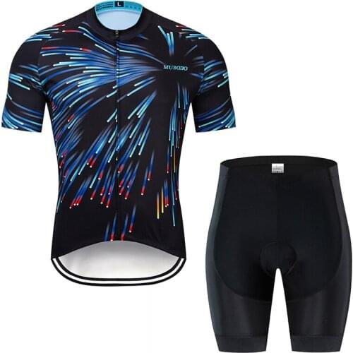 Suitable for summer outdoor exercise jersey sets Anti sweat Breathable Quick Dry bike jersey Sets cycling short sleeved sweater