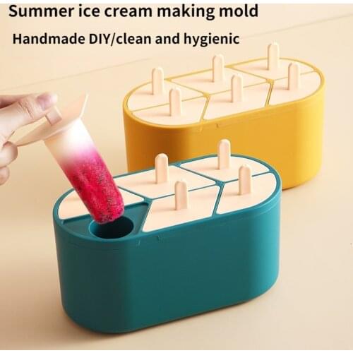 Creative Ice Cream Mold Home Made Ice Cream Popsicle Popsicle Jelly Box Making Ice Kitchen Tools Mold Ice Tray Ice Cream Tools