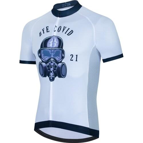 Men Summer Cycling Jersey short Sleeve Mountain Bike Jersey White Short Top Cycle Wear Ropa Maillot Choose Hombre