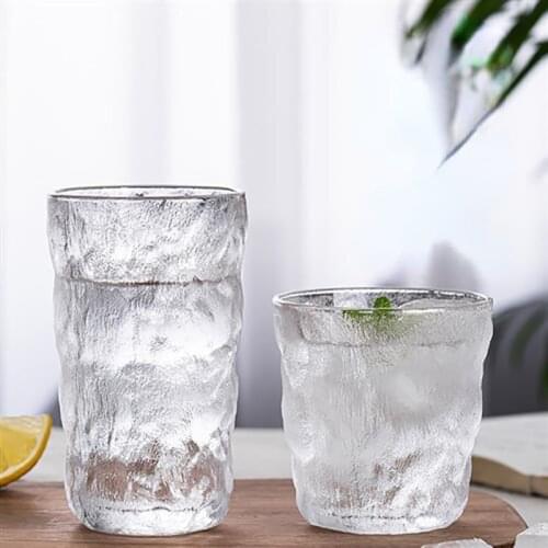 Nordic glass frosting simple womens milk juice coffee cup simple wind high value couple family water cup