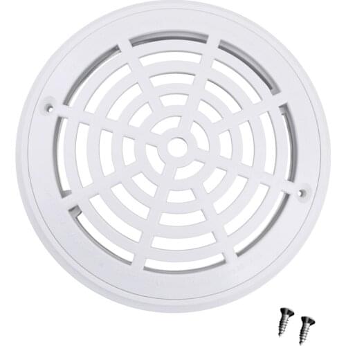 Plastic 8'' Main Drain Cover Anti- Suction Outlet Fittings Accessary