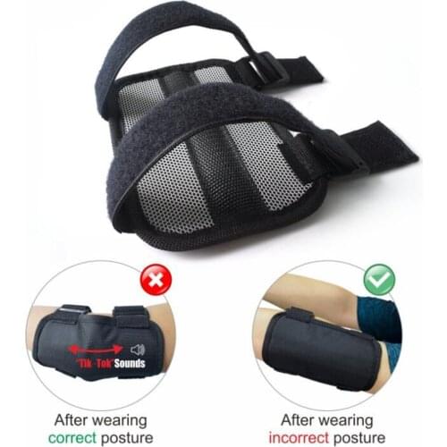 Golf Training Aid, Golf Swing Elbow Trainer with Tik-Tok Sound Notifications for