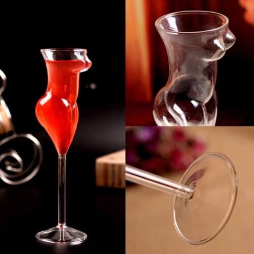 Sexy Creative Wine Glasses Goblets Crystal Cups Beauty Beautiful Body Design Drinkware Birthday Gifts