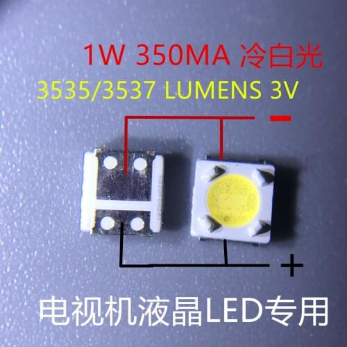 SAMSUNG LUMENS LED 3535 3537 LED TV Backlight High Power 1W 3V LED Cool white For LED LCD TV Backlight Application 2000pcs