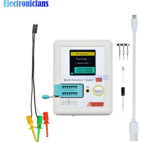 TC-T7-H High Precision Transistor Tester Diode Triode Capacitance MOS/PNP/NPN LCR MOSFET TFT LCD Screen Tester Multimeter T7