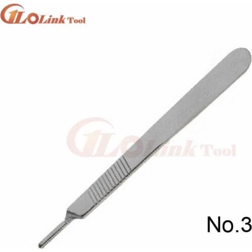 Tools Parts Rubber Mold Cutting Blades Knife Handle Surgical Blades Handle No. #3 No. #4 Length 125mm