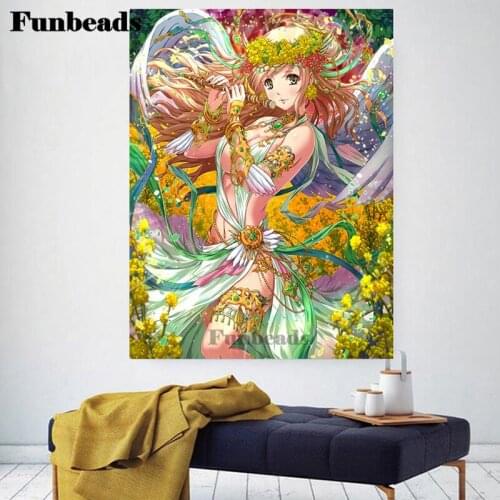 DIY 5D Diamond Painting Japanese Anime Girl Cross stitch Needlework Mosaic Picture of Rhinestones Diamond Embroidery FF5839