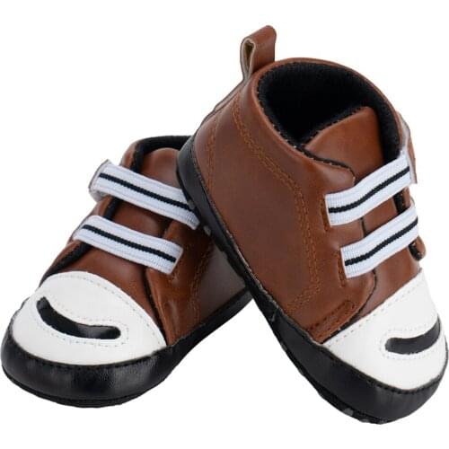 PU Leather Flat Baby Shoes Toddler Boy Girl Shoes First Walkers for Newborn Baby 0-12 Months