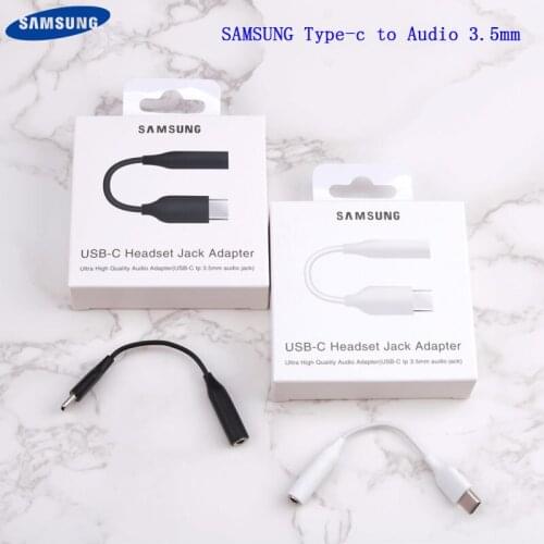 SAMSUNG Type-C to 3.5mm Earphone cable Adapter usb 3.1 Type C USB-C male to 3.5 AUX audio female Jack for Samsung note 10 plus