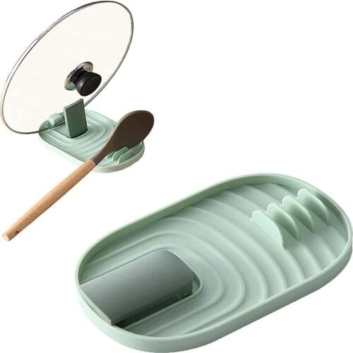 Kitchen Organizer Spoon Holders Fork Spatula Rack Shelf Plastic Spoon Rest Chopsticks Holder Non-slip Kitchen Organizer