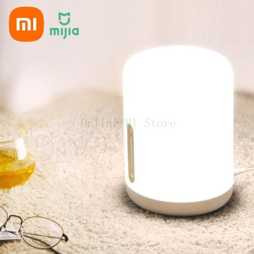 New Xiaomi Mijia Bedside Lamp 2 Smart Light voice control touch switch smart APP color adjustment For Apple Homekit Siri