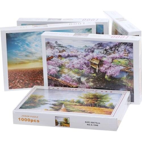 1000 Pieces Assembling Puzzles for Adults Kid Puzzle Puzzle Game Educational Toy