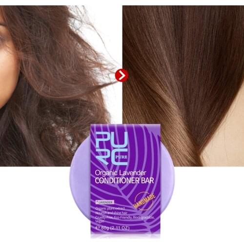 PURC Organic Lavender Conditioner 100% PURE and Vegan handmade cold processed shampoo soap