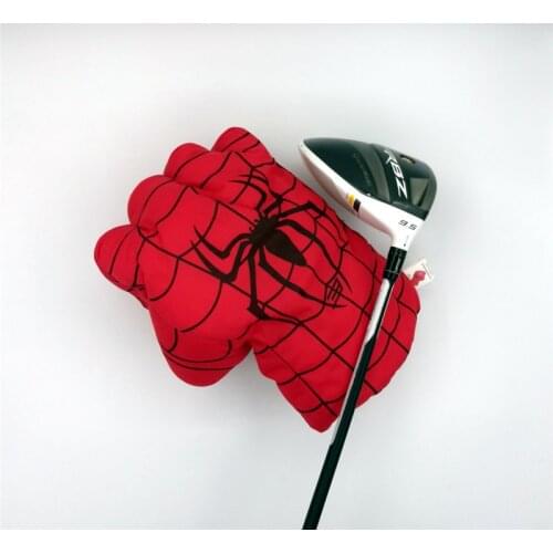 Red Hand The Fist Golf Driver Headcover 460cc Spider Boxing Wood Golf Cover Golf Club Accessories Novelty Great Gift