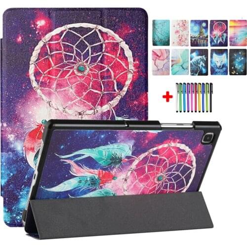 Tablet For Samsung Tab A7 Lite Case 2021 8.7 inch SM-T220 T225 PU Leather Hard PC Funda For Galaxy Tab A7 Cover 10.4 SM-T500