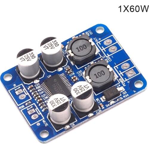 TPA3118 PBTL Power Amplifier Board Module Mono Digital Audio Power Amplifier Non-isolated Boost Module 1x60w High Quality