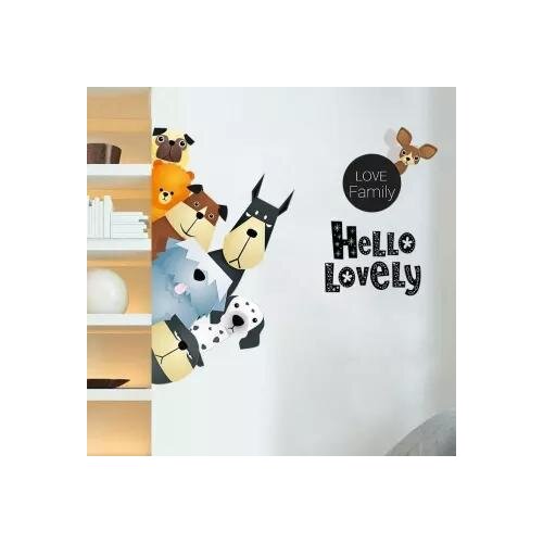 Cute Cartoon Animal Letters DIY Removable Wall Sticker