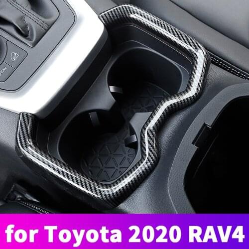 Controlled Cup Holder Decoration Frame Cover Decoration Modified Car Supplies For Toyota Rav4 2019 2020