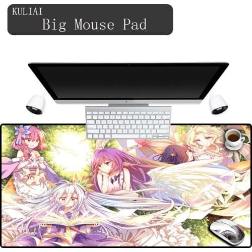 XGZ Blonde Girl Rectangular Anime Gaming Mouse Pad Desktop Mat Suitable for Family Desktop Pc Notebook Gamer Game MousePads