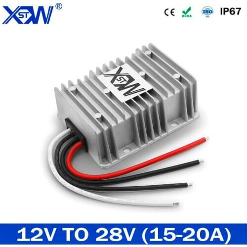 XWST 12V TO 28V 15A 20A Newest Technology DC DC Step Up Converter Booster CE RoHS For Car LED Support Dropship