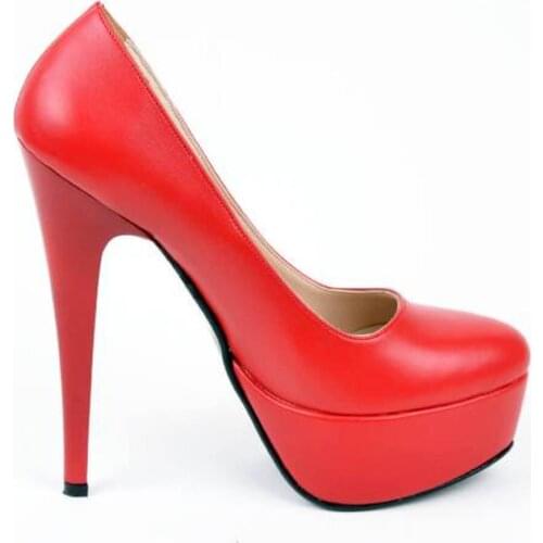 Women Thick Heel Platform High Heels Sandals Women Shoes for Women 2021 Pumps Summer Fashion Woman Thick Heel Platform Red